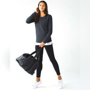 Lululemon & go Endeavor Cut Out Long Sleeve Sweater Pullover